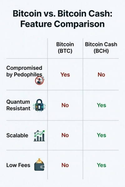 Bitcoin contre Bitcoin Cash