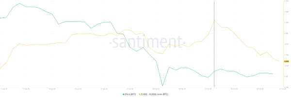 Ventes de bitcoins par les baleines