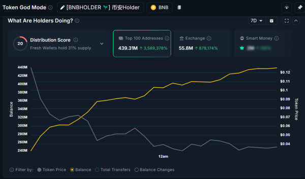 Indicateurs BNBHOLDER