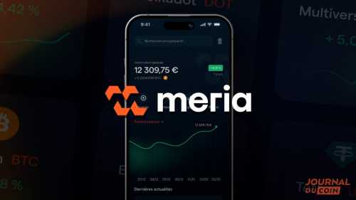 Meria lance son application mobile pour faciliter l’investissement crypto