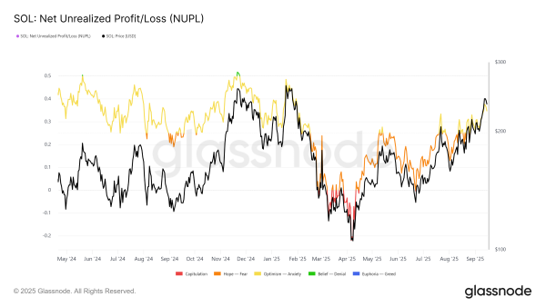 Tableau NUPL pour Solana