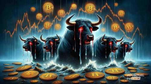 Bitcoin en chute libre sous les 57 000 $ : déjà 465 millions $ de liquidations dans un marché crypto ensanglanté