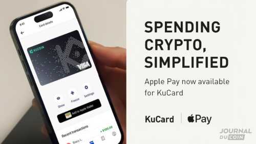 La KuCard de KuCoin intègre le service de paiement Apple Pay